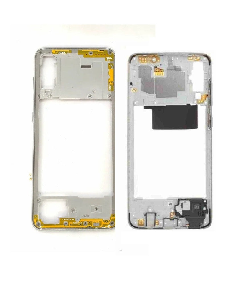 Middle Ring Outer Frame for Samsung Galaxy A70S White