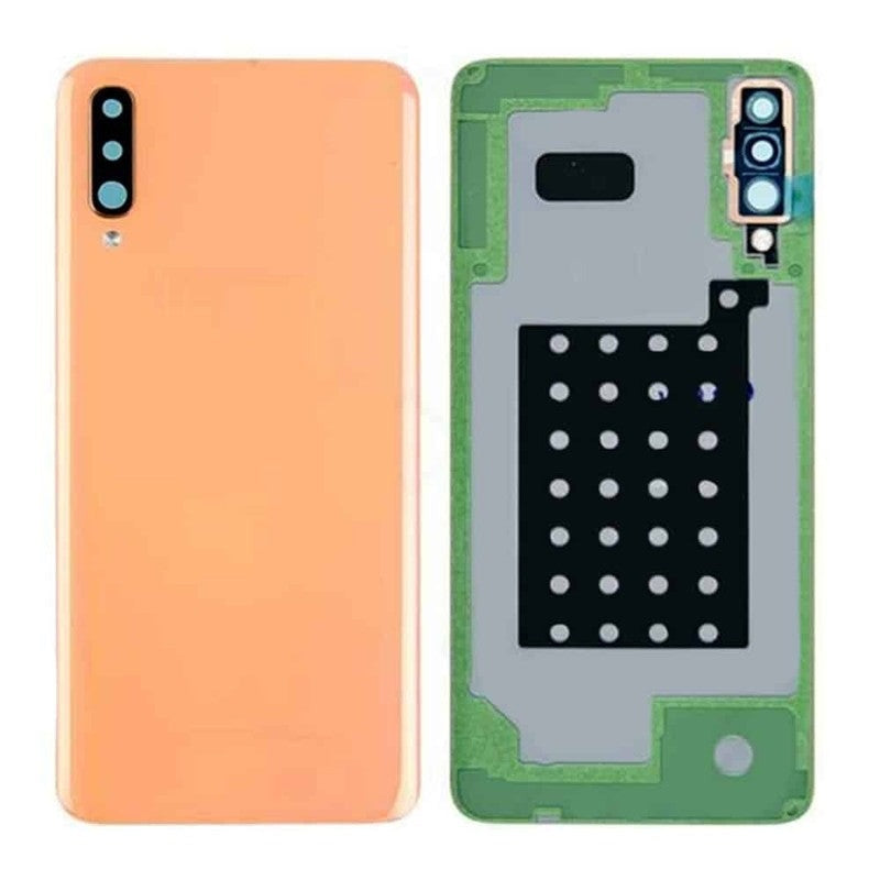 Mozomart Back Panel Housing Body for Samsung Galaxy A70 Orange