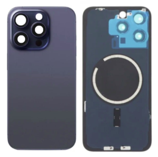 Back Panel With Camera Glass Lens for Apple iphone 15 Pro Max
