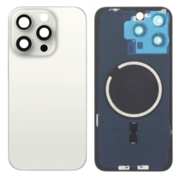 Back Panel With Camera Glass Lens for Apple iphone 15 Pro Max