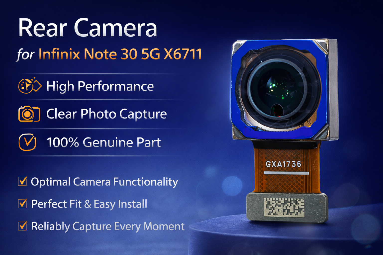 Back Camera Flex for Infinix Note 30 5G (X6711)