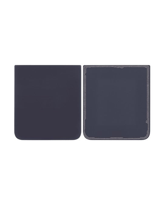 Back Panel Cover Lower Glass for Samsung Galaxy Z Flip 5 Black