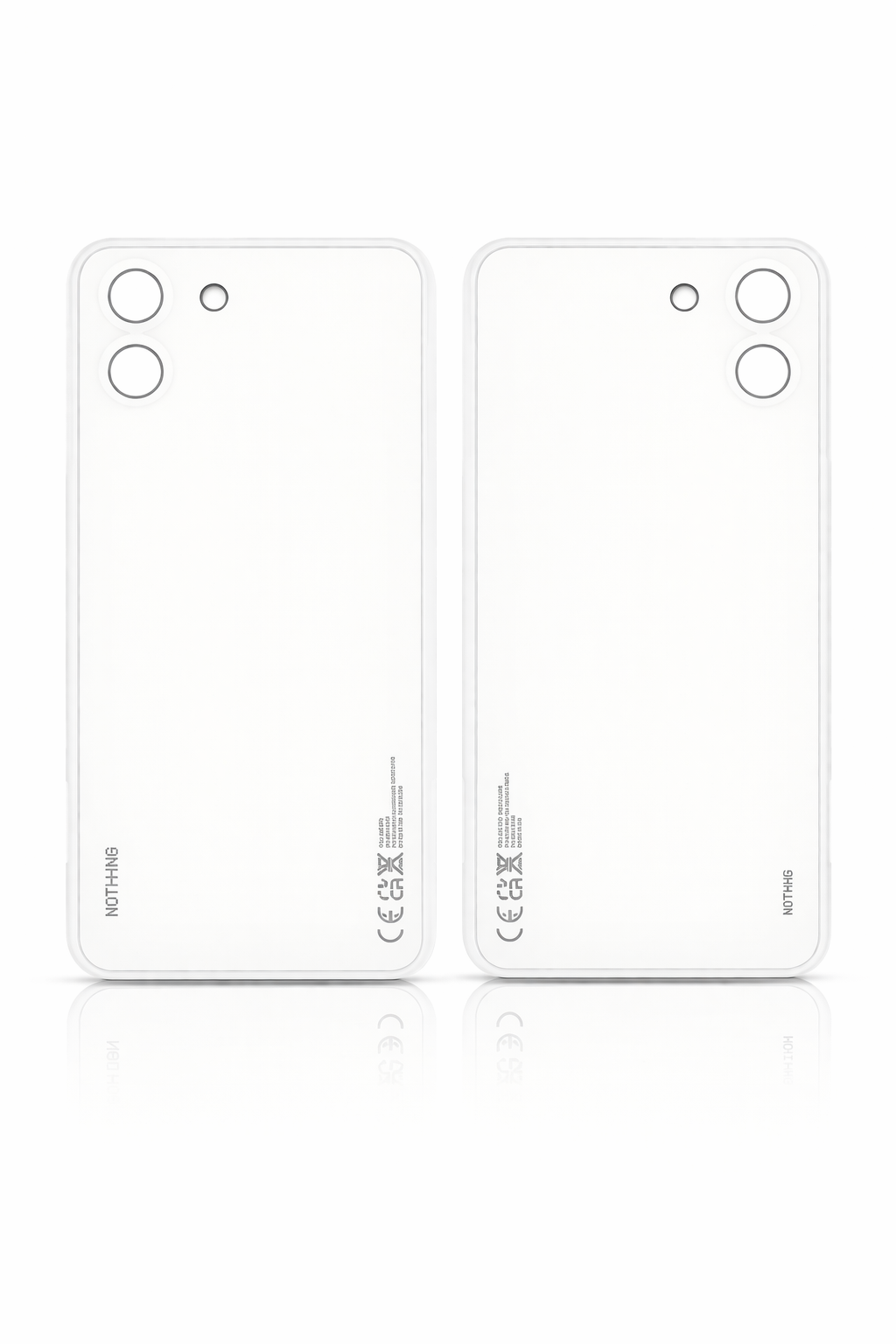 Back Panel for Nothing Phone 2 White- Zeespares – Zeespares.in