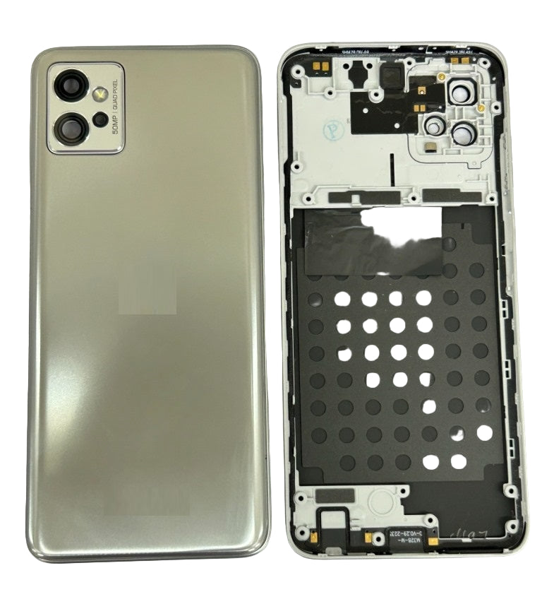 Back Panel Housing Body for Motorola Moto G32 Silver
