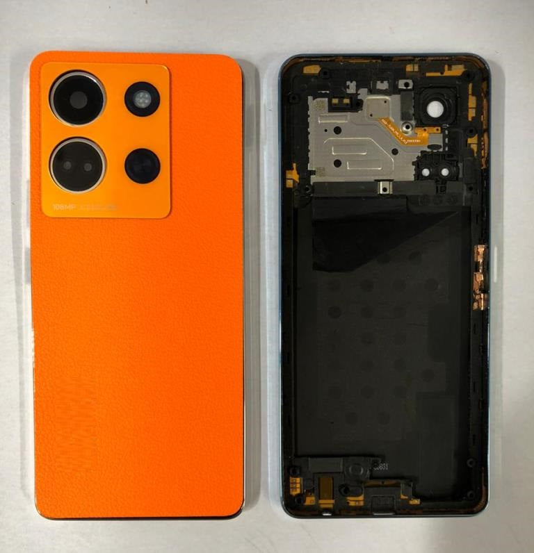 Back Panel Housing for Infinix Note 30 5G Red by Zeespares.in