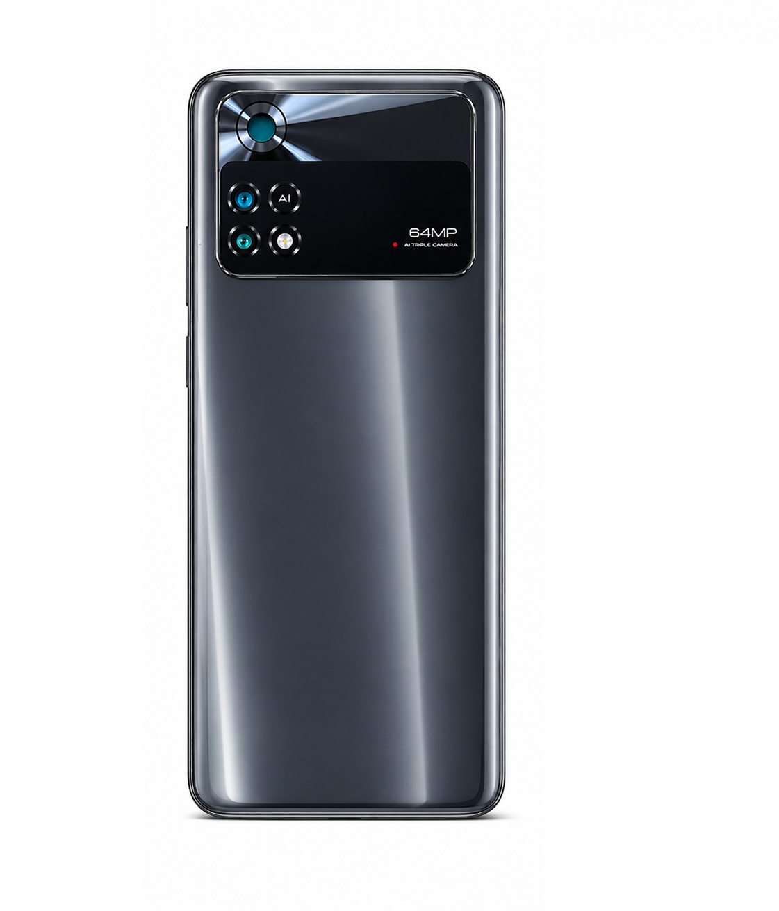 Battery Door Back Panel Housing for Poco M4 Pro (4G) : Black