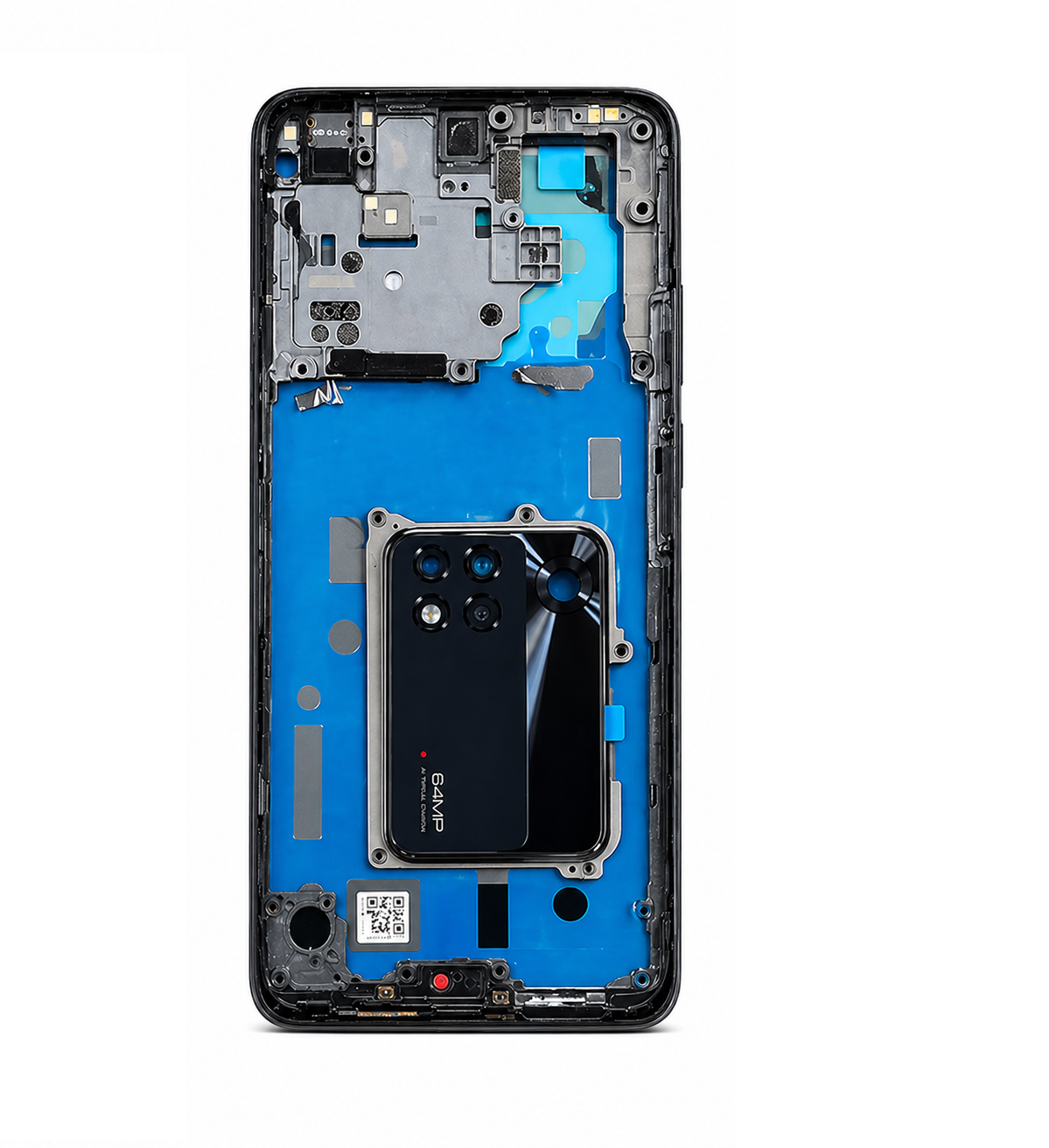 Battery Door Back Panel Housing for Poco M4 Pro (4G) : Black