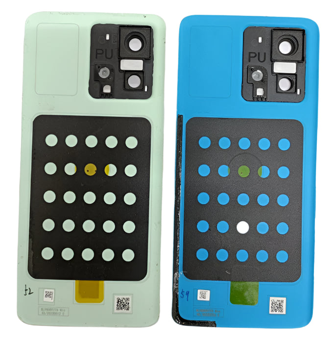 Back Panel with Camera Glass for Moto Edge 40 Neo Blue Zeespares