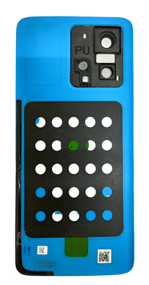 Back Panel with Camera Glass for Moto Edge 40 Neo Blue Zeespares