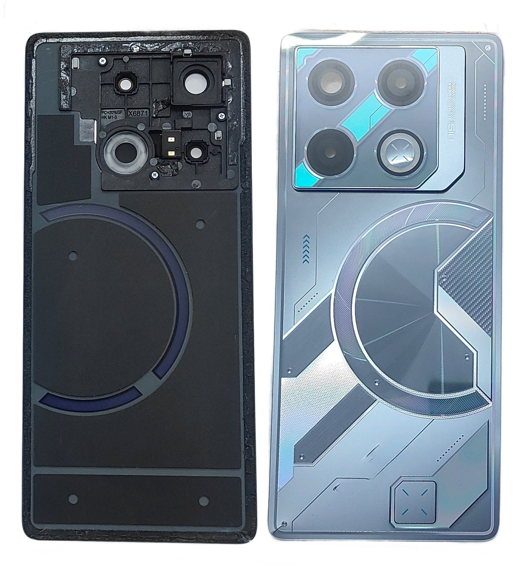 Back Panel with Camera Glass for Infinix GT 20 Pro X6871 Blue