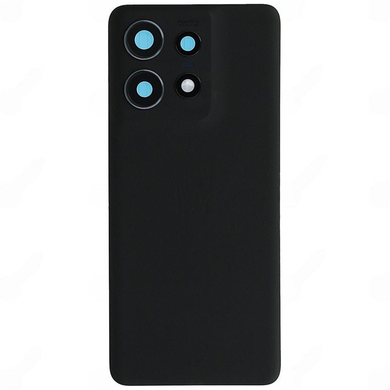 Back Panel with Camera Glass for Motorola Moto Edge 50 Pro Black by Zeespares