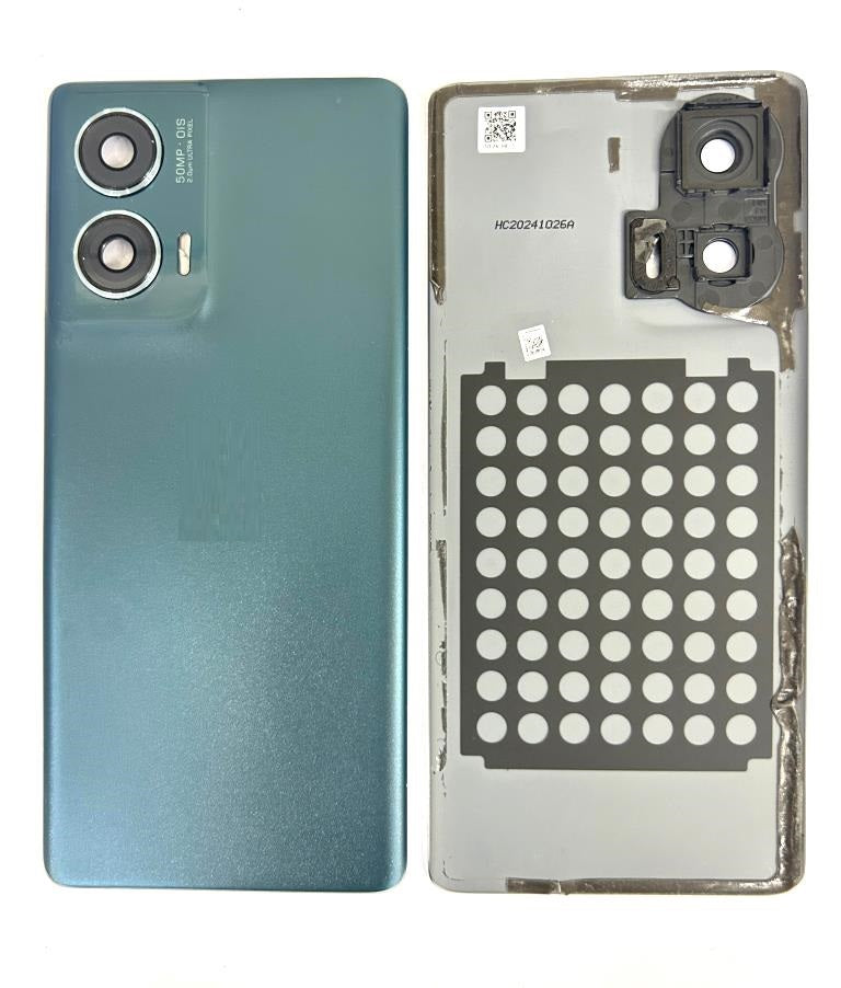 Back Panel with Camera Glass for Motorola Moto Edge 50 fusion Black
