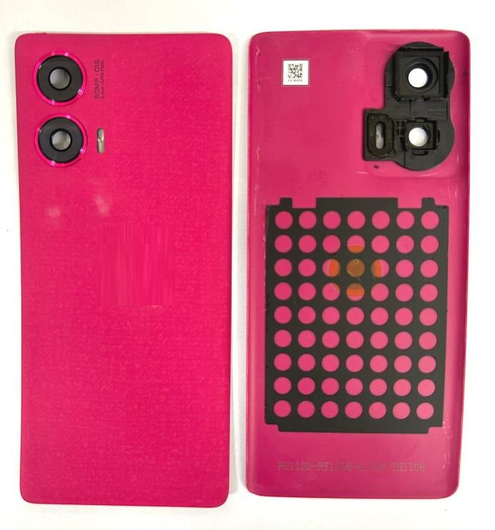 Back Panel with Camera Glass for Motorola Moto Edge 50 fusion Pink