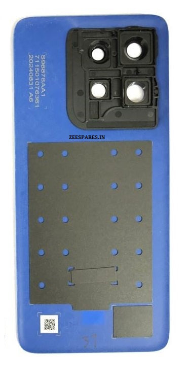 Back Panel with Camera Glass for Motorola Moto Edge 50 Neo Blue