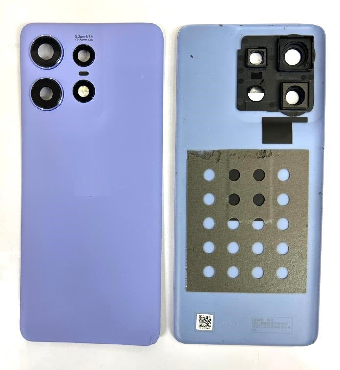 Back Panel with Camera Glass for Motorola Moto Edge 50 Pro Lavender Blue