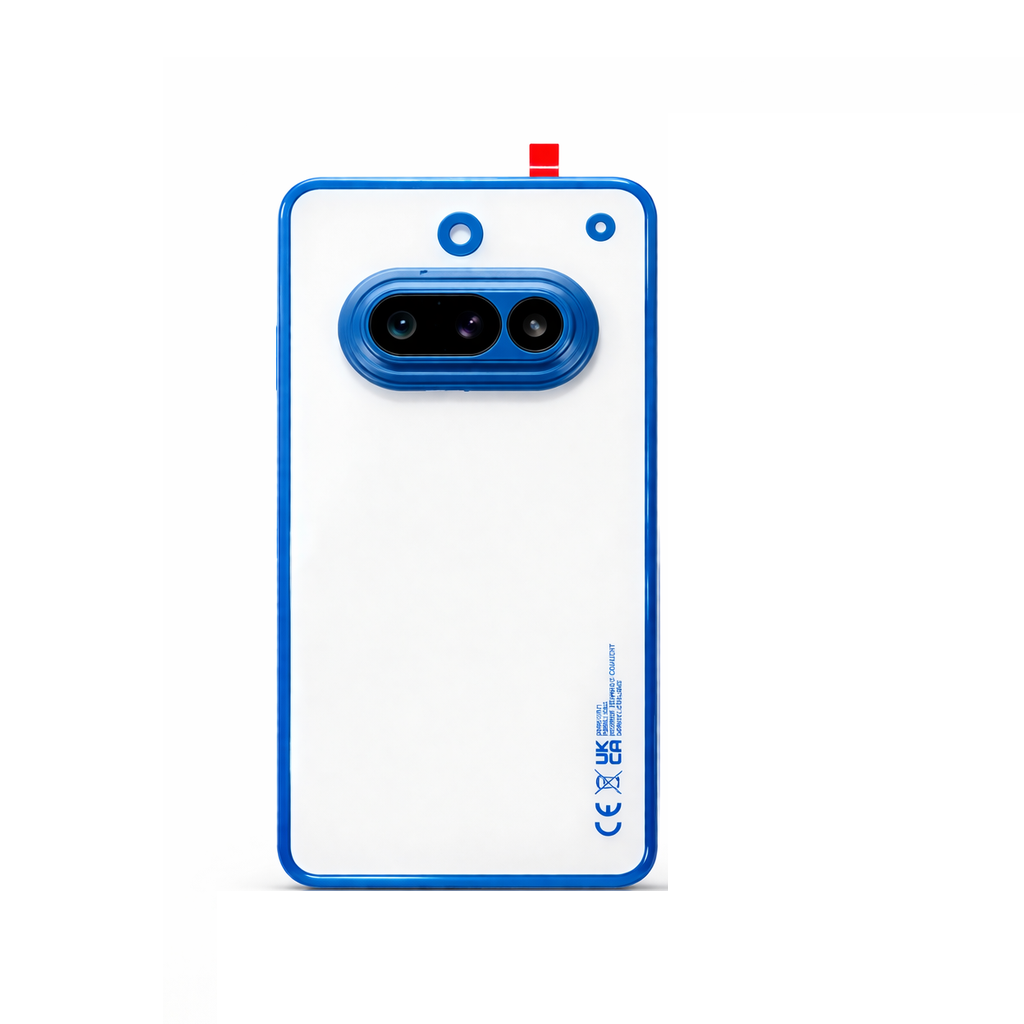 Back Panel with Camera Glass for Nothing Phone 3A Blue- Zeespares.in