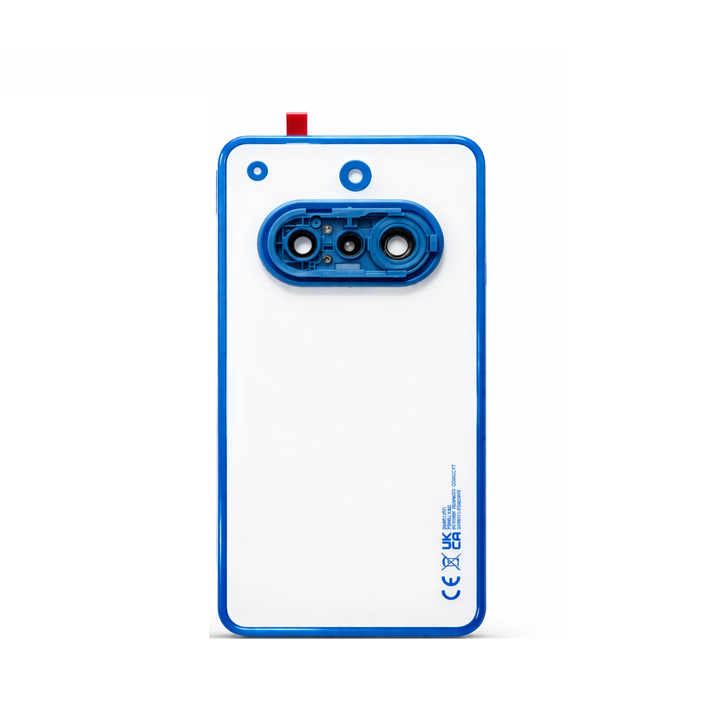 Back Panel with Camera Glass for Nothing Phone 3A Blue- Zeespares.in