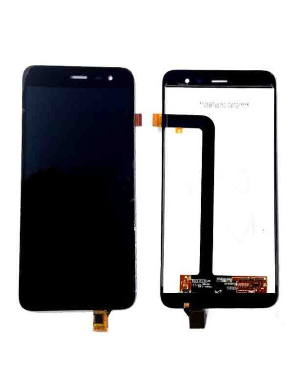 Lcd Display Folder Combo for MICROMAX Q395 Black