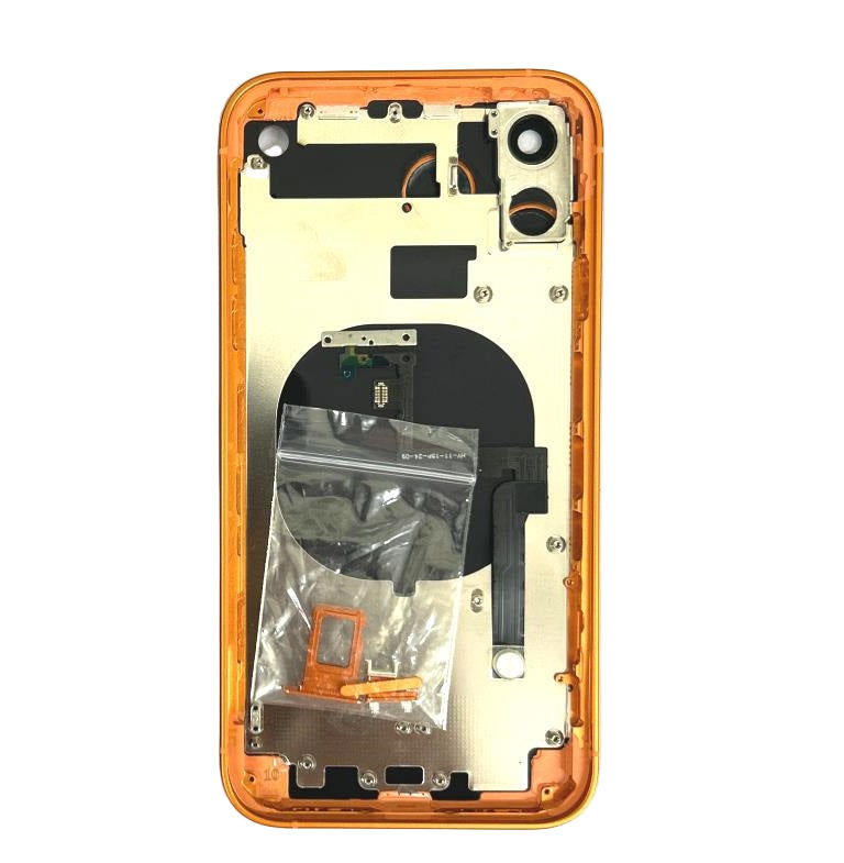 Converter Back Panel Housing Body for Apple iPhone XS Max Convert to Apple iPhone 17 Pro Max Orange