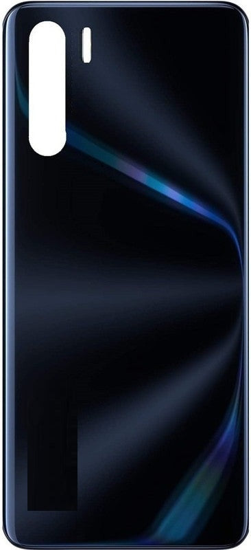 SPAREWARE® Back Panel Back Door Panel Body Cover For Oppo F15 -Black (WITH LOGO)