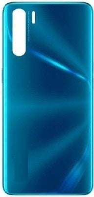 SPAREWARE® Back Panel Back Door Panel Body Cover For Oppo F15 -Blue (WITH LOGO)