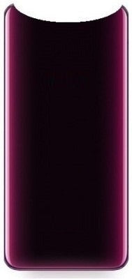 SPAREWARE® Back Panel Back Door Panel Body Cover For Oppo Find X -Red (WITH ALL LOGO)
