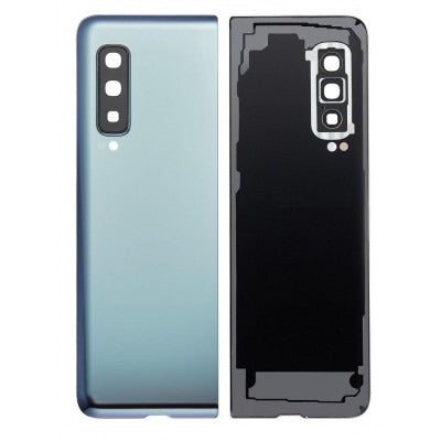 Mozomart Back Panel Housing Body for Samsung Galaxy Fold Silver