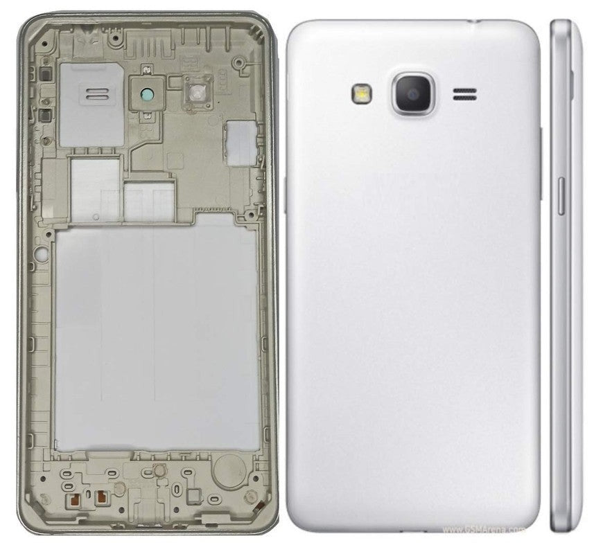 Mozomart Back Panel Housing Body for Samsung Galaxy Grand Prime White