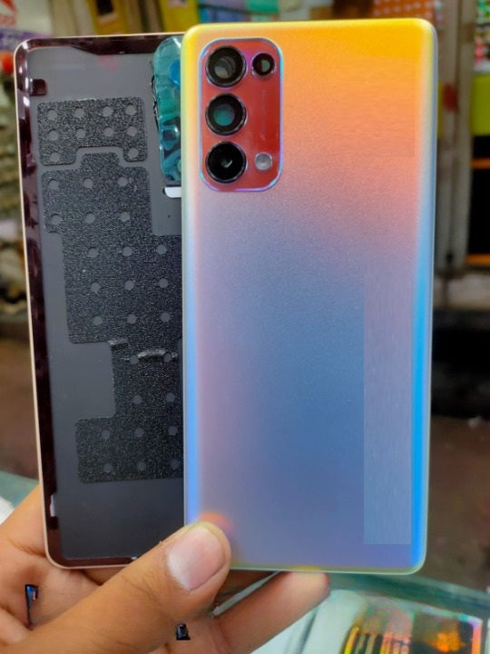 Mozomart Back Panel with Camera Lens for Oppo Reno 5 Pro Blue