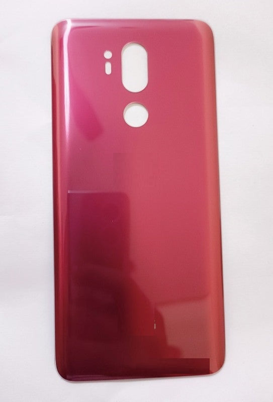 Mozomart Back Panel Glass with Logo for LG G7 ThinQ Pink