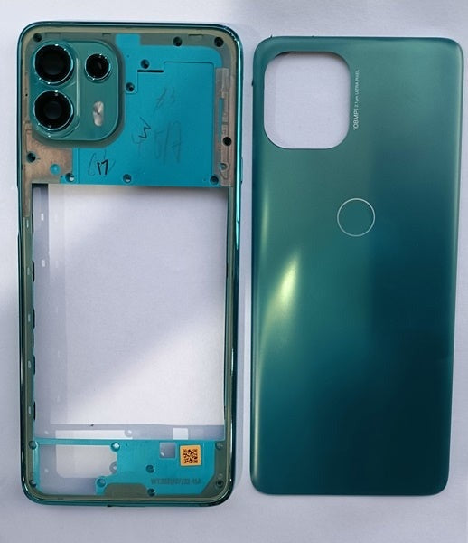 Mozomart Battery Door Back Panel Housing for Motorola Moto Edge 20 Fusion : Green