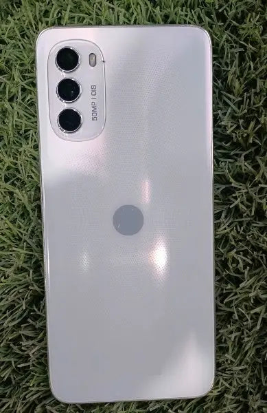 Mozomart Battery Door Back Panel Housing for Motorola Moto G52 : Porcelain white Mozomart