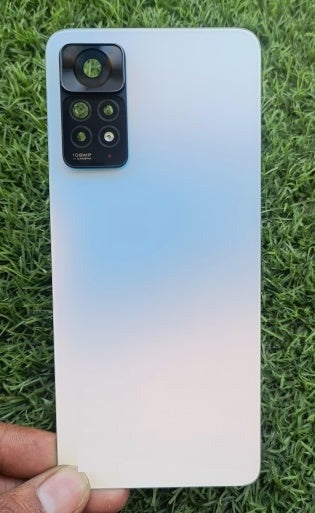 Mozomart Back Panel Glass for Redmi Note 11 Pro Plus 5G : White