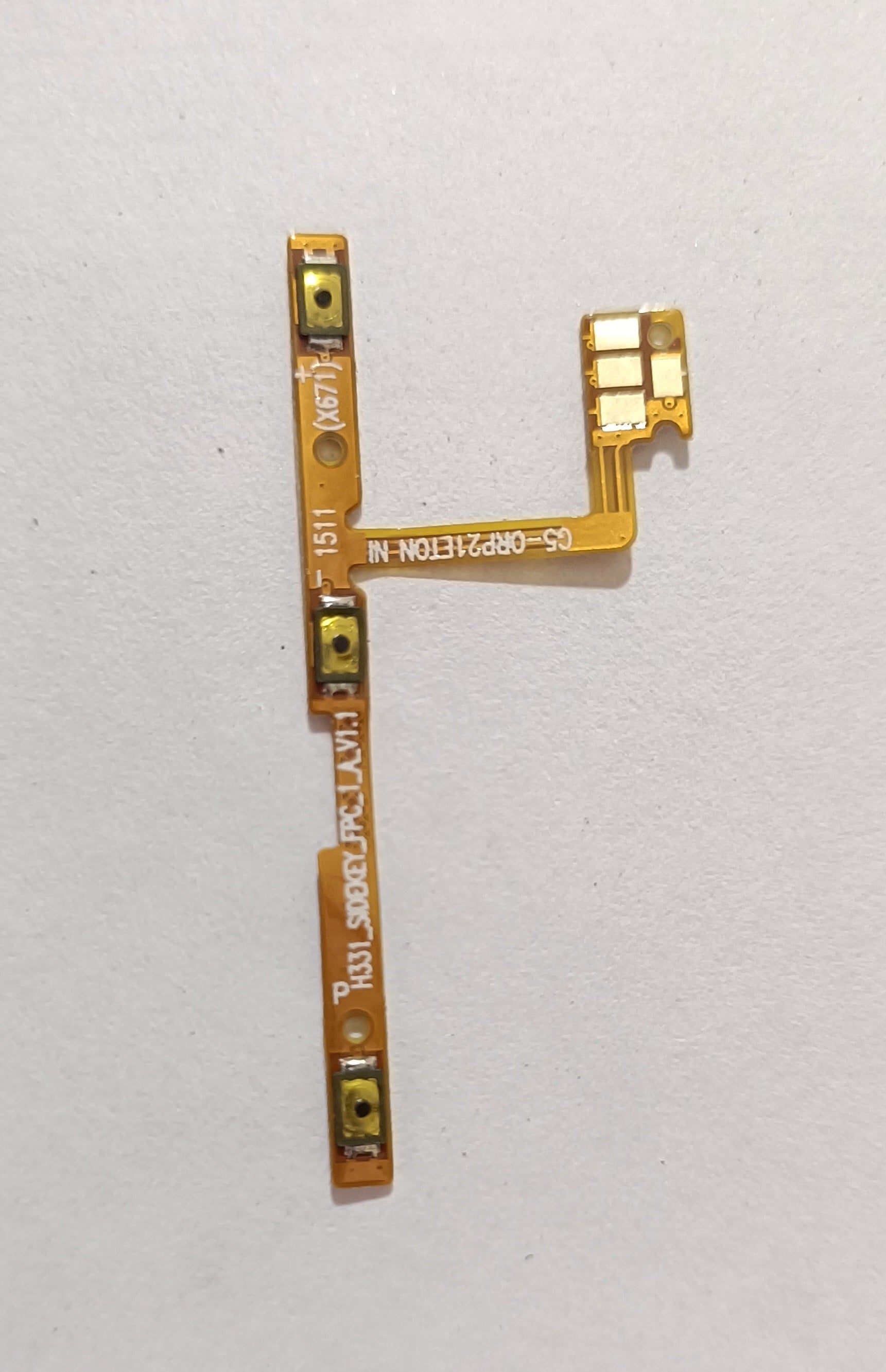 Internal Power Volume Button Flex for Xiaomi Redmi Note 12 Pro 5G