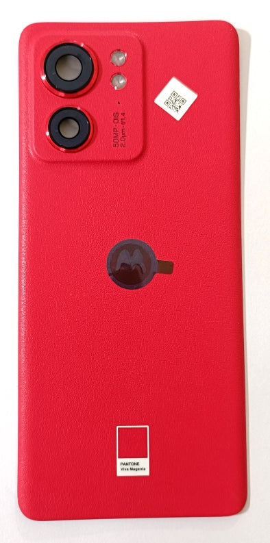 Back Panel with Camera Glass for Moto Edge 40 Red