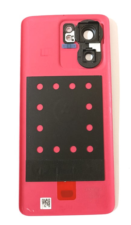 Back Panel with Camera Glass for Moto Edge 40 Red Zeespares