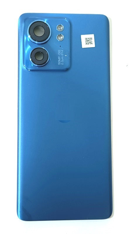 Back Panel with Camera Glass for Moto Edge 40 Blue