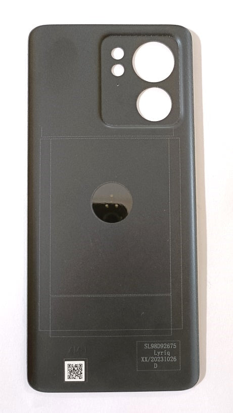 Back Panel for Moto Edge 40 Black