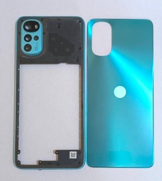 Mozomart Battery Door Back Panel Housing for Motorola Moto G22 : Ice berg blue