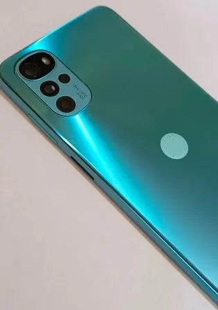 Mozomart Battery Door Back Panel Housing for Motorola Moto G22 : Ice berg blue Mozomart