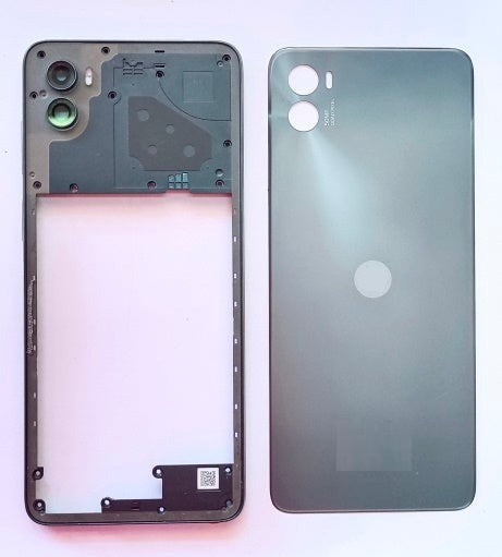 Mozomart Battery Door Back Panel Housing for Motorola Moto E32 : Slate Grey