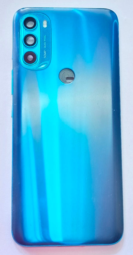 Mozomart Battery Door Back Panel Housing for Motorola Moto G71 5G : Neptune Green