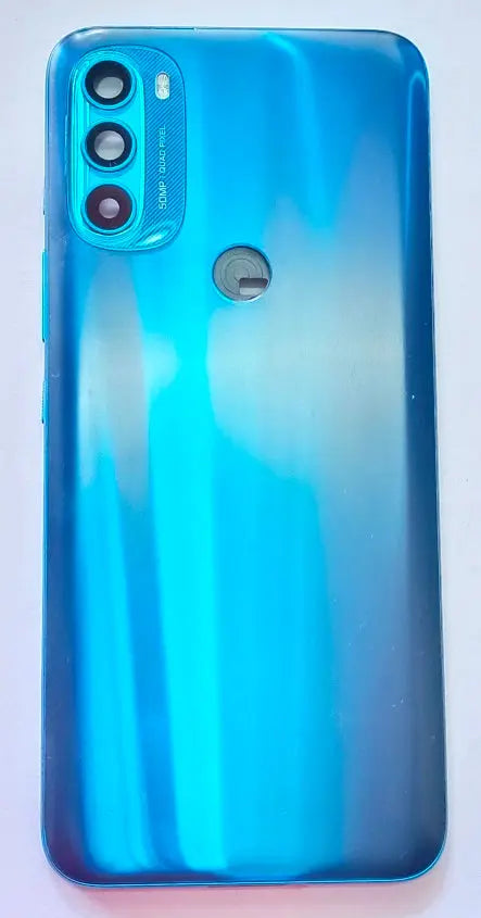Mozomart Battery Door Back Panel Housing for Motorola Moto G71 5G : Neptune Green Mozomart