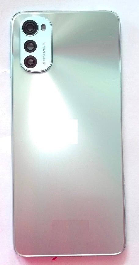 Mozomart Battery Door Back Panel Housing for Motorola Moto E32S : Misty Silver