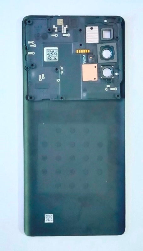 Back Panel Glass with Camera Lens for Motorola Moto Edge 20 Pro : Blue