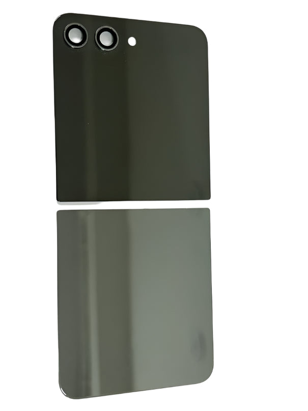 Back Panel Upper And Lower Pair Glass for Samsung Galaxy Z Flip 6 Graphit Black