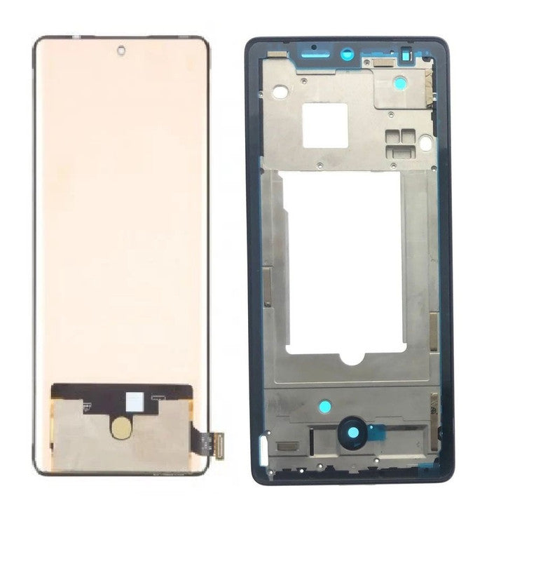 Lcd Display Folder Combo for Infinix GT 20 Pro Black (With Frame)