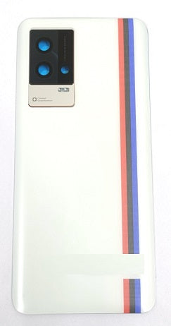 IQOO 9 5g back panel with camera glass housing body cover white