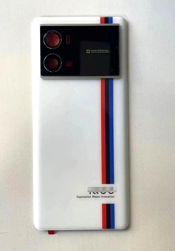 IQOO 9 Pro 5g Back Panel Glass with Camera Lens Body Housing Cover white