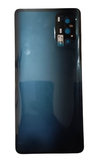 Back Panel Glass with Camera Lens for IQOO 7 Black Zeespares.in